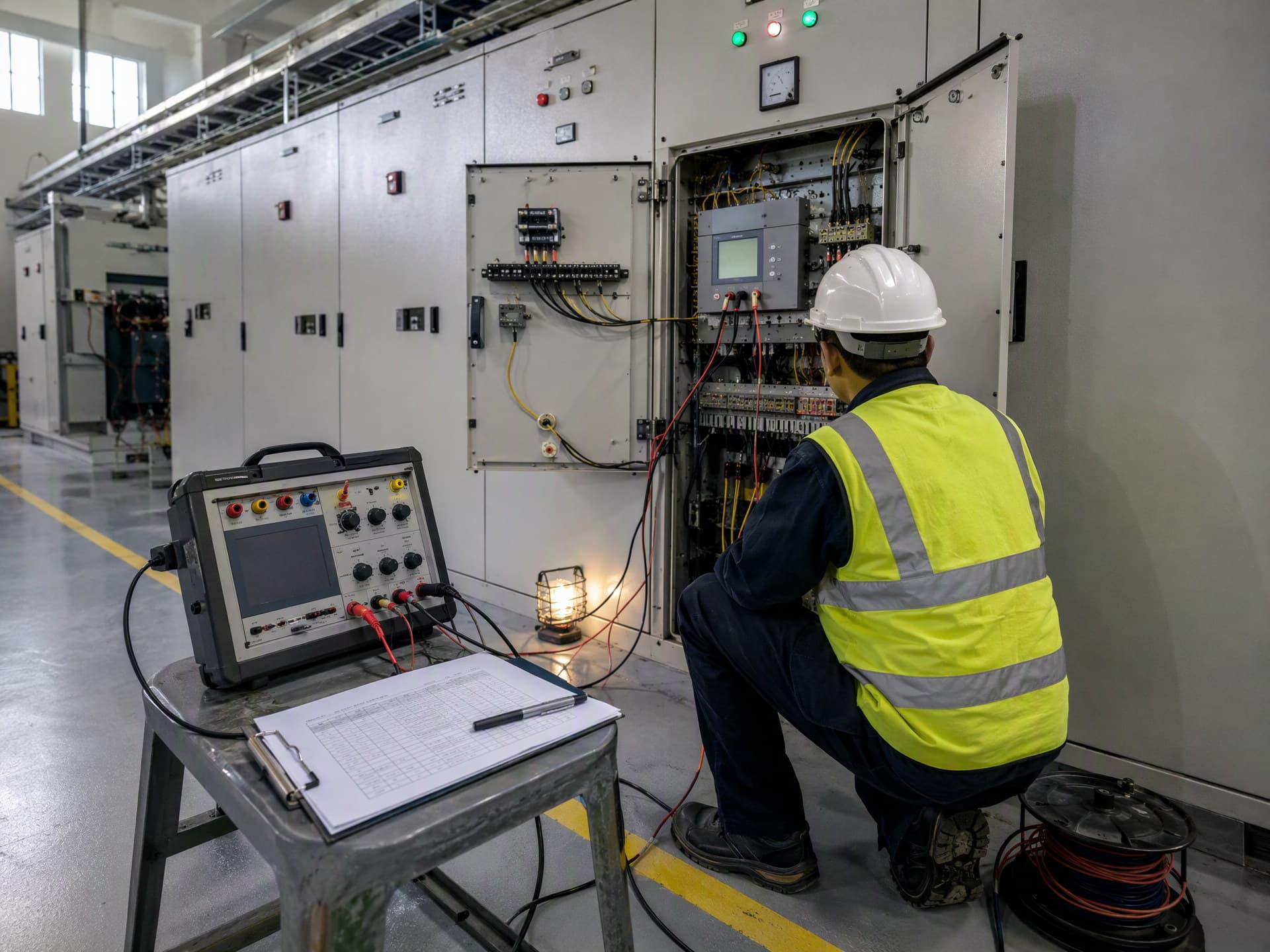 Protection relay setting and secondary injection testing